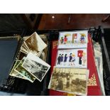 A COLLECTION OF EPHEMERA INCLUDING PHOTO ALBUMS, POSTCARDS, COLLECTORS REFERENCE BOOKS ETC.