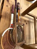 VINTAGE TENNIS RACQUETS.