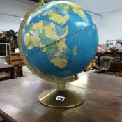 A VINTAGE GLOBE.