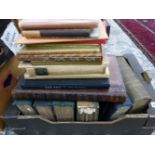 A SMALL COLLECTION OF ANTIQUARIAN AND OTHER BOOKS.