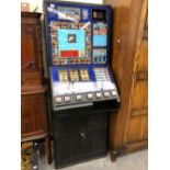 A VINATGE FRUIT MACHINE COPS N ROBBERS, JACKPOT £3!, 5p PER PLAY.