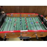 A GOOD QUALITY MONNERET PRO TABLE FUSEBALL FOOTBALL GAME.