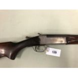 A STEVENS .410 SINGLE BARREL SHOTGUN SERIAL NUMBER (NVN) ( STOCK NUMBER ....) A CURRENT UK SHOTGUN