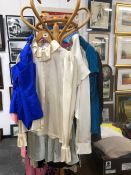 LADIES VINTAGE AND MODERN SILK AND SATIN SHIRTS, GOWNS AND CAMIES TO INCLUDE, LK BENNETT,