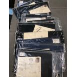 A QUANTITY OF 19th. C. LETTER COVERS ETC.