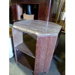 A LIMED OAK OCTAGONAL OCCASIONAL TABLE.
