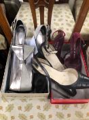 EIGHT PAIRS OF LADIES SHOES TO INCLUDE, CHARLES JOURDAN VINTAGE AND MODERN, MISS MAUD PARIS,