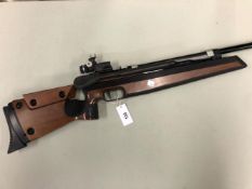 AIR RIFLE - ANSCHUTZ SUPERAIR 2001 .177 CAL SIDE LEVER PNEUMATIC SERIAL NUMBER 008407 ( age