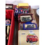 VARIOUS CORGI BOXED VEHICLES, ANNUALS, OO GAUGE TRAINS ETC.