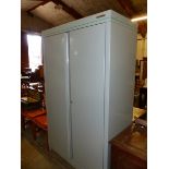 AN AS NEW DURA STEEL OFFICE CABINET.