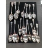 A SELECTION OF ANTIQUE AND OTHER HALLMARKED SILVER SPOONS