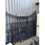 A PAIR OF ELECTRIC DRIVE GATES