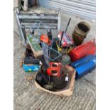 QUANTITY OF TOOLS PARAFFIN HEATERS ROAD LAMP ETC