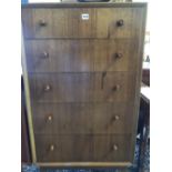 A RETRO VESPER FIVE DRAWER CHEST