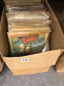 A LARGE COLLECTION OF 2000AD COMICS AND JUDGE DREAD ANNUALS ETC.