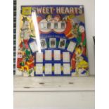 A ONE ARM BANDIT DECORATED SCREEN, SWEET HEARTSBY GOTTLIED & CO, CHICAGO, ILL, 60651.