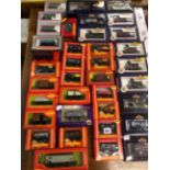 A QTY OF HORNBY ,BACHMANN AND OTHER BOXED ROLLING STOCK ETC