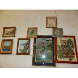 VARIOUS DECORATIVE OILS, WATERCOLOURS AND OTHER PICTURES.