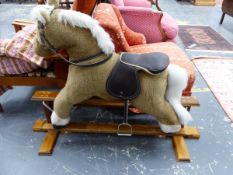 A MAMAS & PAPAS SOFT TOY ROCKING HORSE