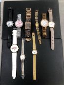 A QUANTITY OF WATCHES TO INCLUDE SEKSY, MICHAEL KORS x 2, RADLEY, ACCURIST, CALVIN KLEIN ETC