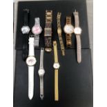 A QUANTITY OF WATCHES TO INCLUDE SEKSY, MICHAEL KORS x 2, RADLEY, ACCURIST, CALVIN KLEIN ETC