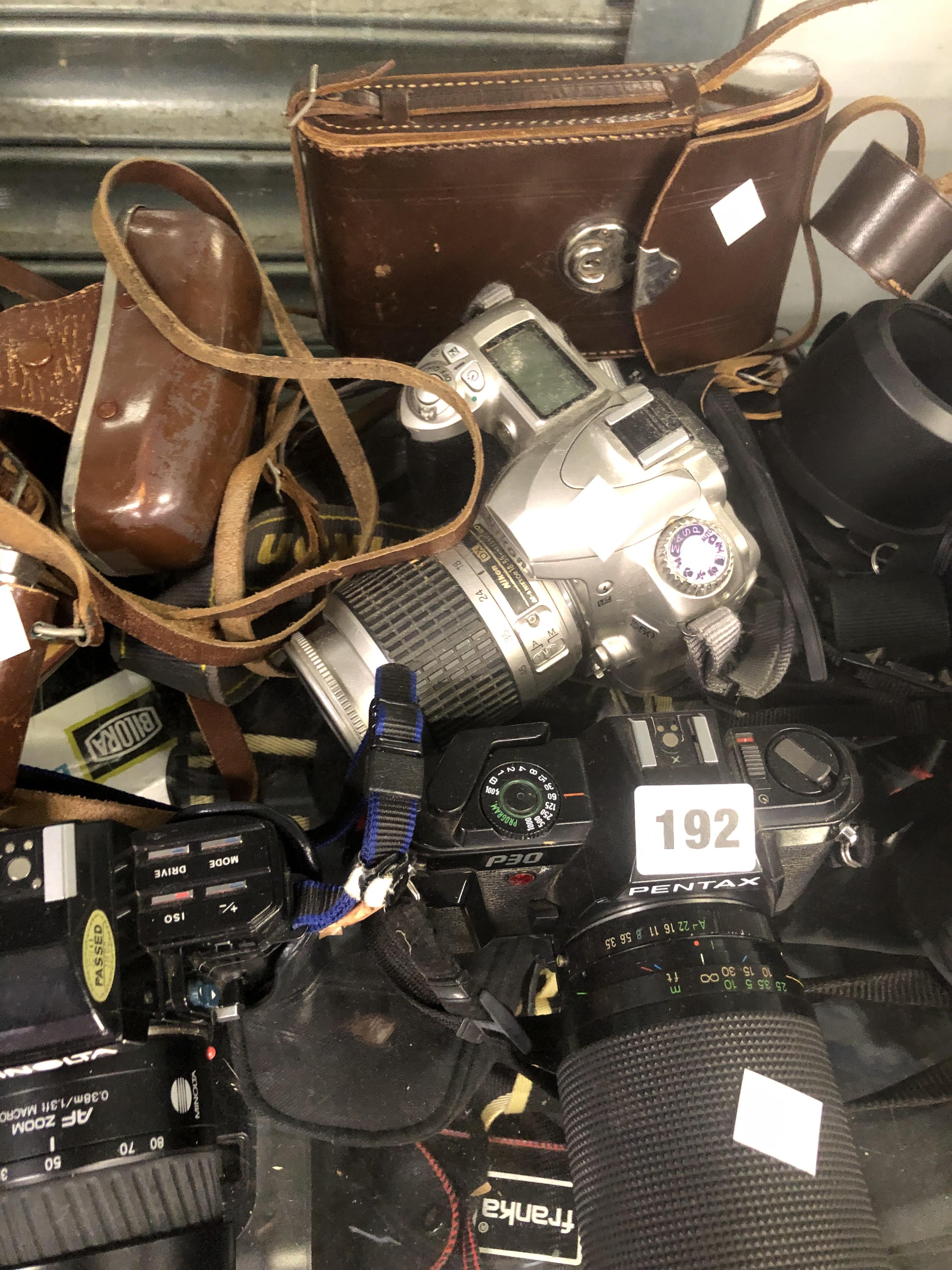 A LARGE COLLECTION SLR AND OTHER CAMERAS. - Image 2 of 6