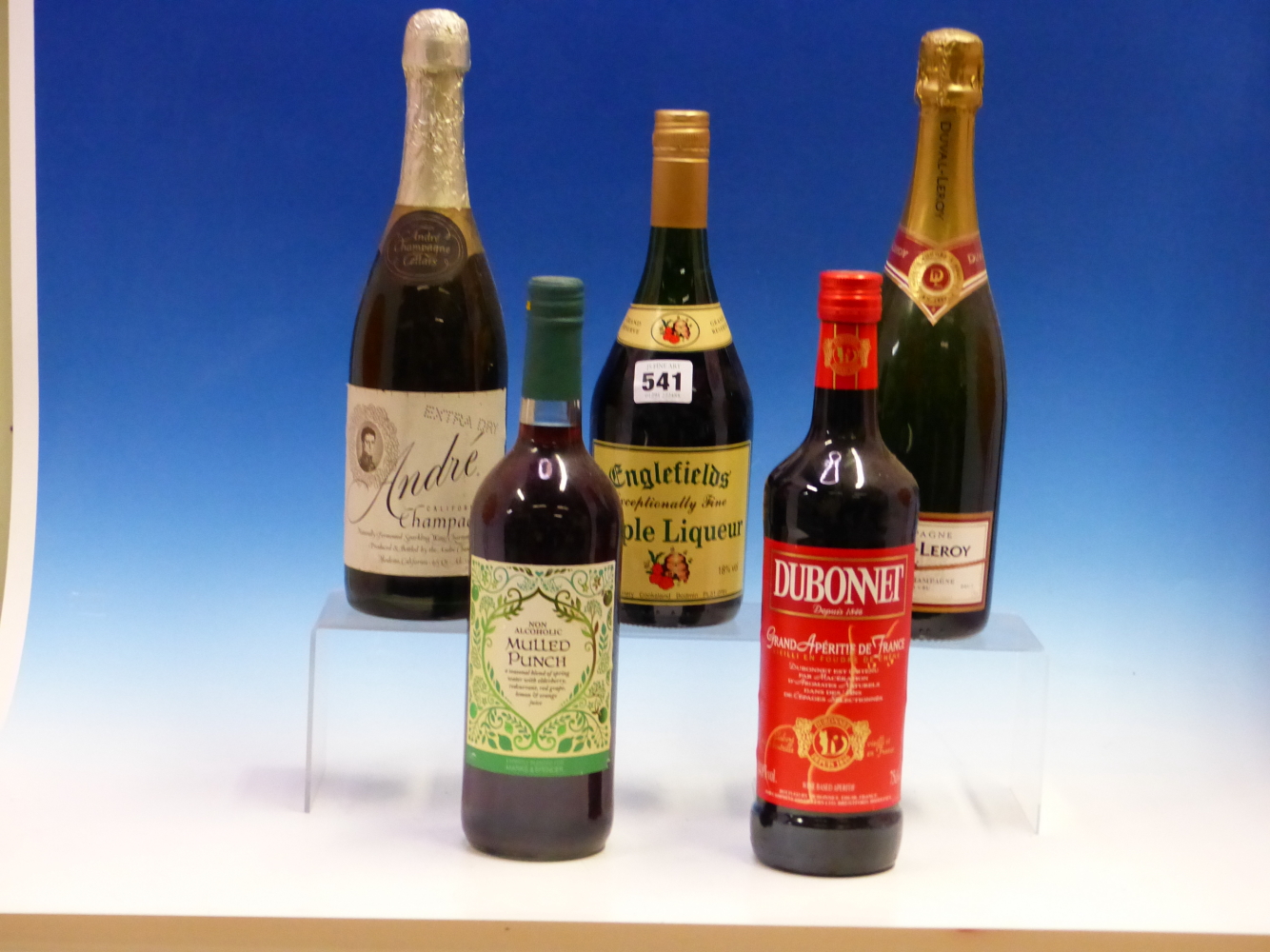 CHAMPAGNES, FORTIFIED WINES AND LIQUEURS, THREE VARIOUS BOTTLES OF CHAMPAGNE, ONE OF APPLE BRANDY, - Image 2 of 2