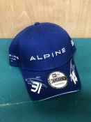 FORMULA 1 RENAULT- A BLUE SIGNED CAP SIGNED BY FERNANDO ALONSO AND ESTABAN OCON TO BE SOLD IN SUP