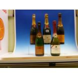 CHAMPAGNE, A 1949 BOTTLE OF VEUVE CLICQUOT, TWO BICENTENARY BOTTLES, TWO BOTTLES OF MOET, A BOTTLE