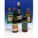 LIQUEURS, WINES AND PORTS, TWENTY NINE VARIOUS BOTTLES, TO INCLUDE FIVE OF WINE, TWO OF PORT,