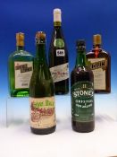 LIQUEURS, WINES AND PORTS, TWENTY NINE VARIOUS BOTTLES, TO INCLUDE FIVE OF WINE, TWO OF PORT,