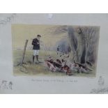 AFTER ROS GOODY (20th/21st.C.) THE CHESHIRE BEAGLES, PENCIL SIGNED LIMITED EDITION COLOUR PRINT.