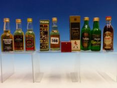 MINIATURES, A COLLECTION OF MINIATURES, MAINLY WHISKY BUT WITH SOME GUINNESS AND OTHER SPIRITS