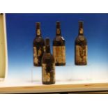 PORT, FOUR BOTTLES OF GRAHAMS 1977 PORT