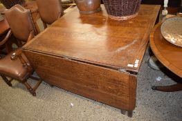 OAK LARGE DROP LEAF TABLE, 122CM WIDE