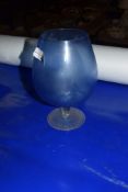 LARGE BLUE GLASS TUMBLER