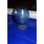 LARGE BLUE GLASS TUMBLER