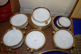 SPODE DESSERT OR SOUP DISHES AND PLATES