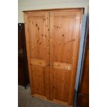 MODERN PINE WARDROBE, 101CM WIDE