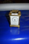 SMALL CARRIAGE CLOCK BY MAPPIN & WEBB