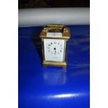 SMALL CARRIAGE CLOCK BY MAPPIN & WEBB