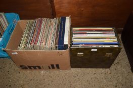 TWO BOXES OF RECORDS