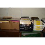 GROUP OF FOUR BOXES OF LPS, MAINLY CLASSICAL INCLUDING BEETHOVEN, VERDI, ELGAR, SIBELIUS ETC