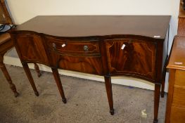 REPRODUCTION MAHOGANY INLAID SIDEBOARD, 151CM WIDE