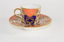 Davenport trembleuse cup and saucer decorated with a japan pattern (saucer a/f)