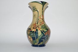 Moorcroft limited edition vase in the Borden pattern by Nicola Slaney circa 2007, this example 50/