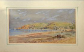 W Barree, Coastal scene, watercolour, signed and dated 1888 lower right, 31 x 48cm