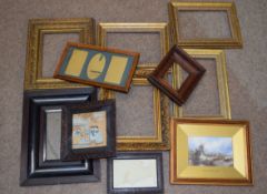 Box of 11 assorted picture frames, including some Victorian