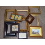 Box of 11 assorted picture frames, including some Victorian