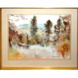 Alfred Hackney, Perthshire landscape, watercolour, signed lower right, 46 x 65cm